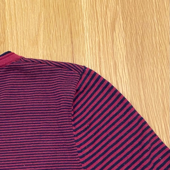 Title Nine Two V Neck Striped Tops / 1 Maroon / 2 Blue / Womens Size XS - Picture 15 of 16